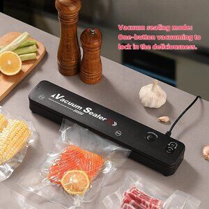 Vacuum Sealer Kitchen Food Vacuum Sealer Packer Bag Automatic Food Sealer